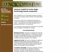 Tablet Screenshot of ncicfund.org